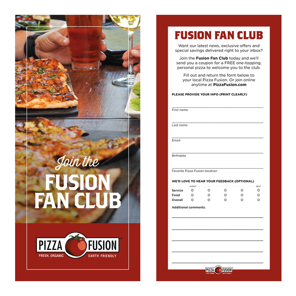 Pizza Fusion Check Presenter