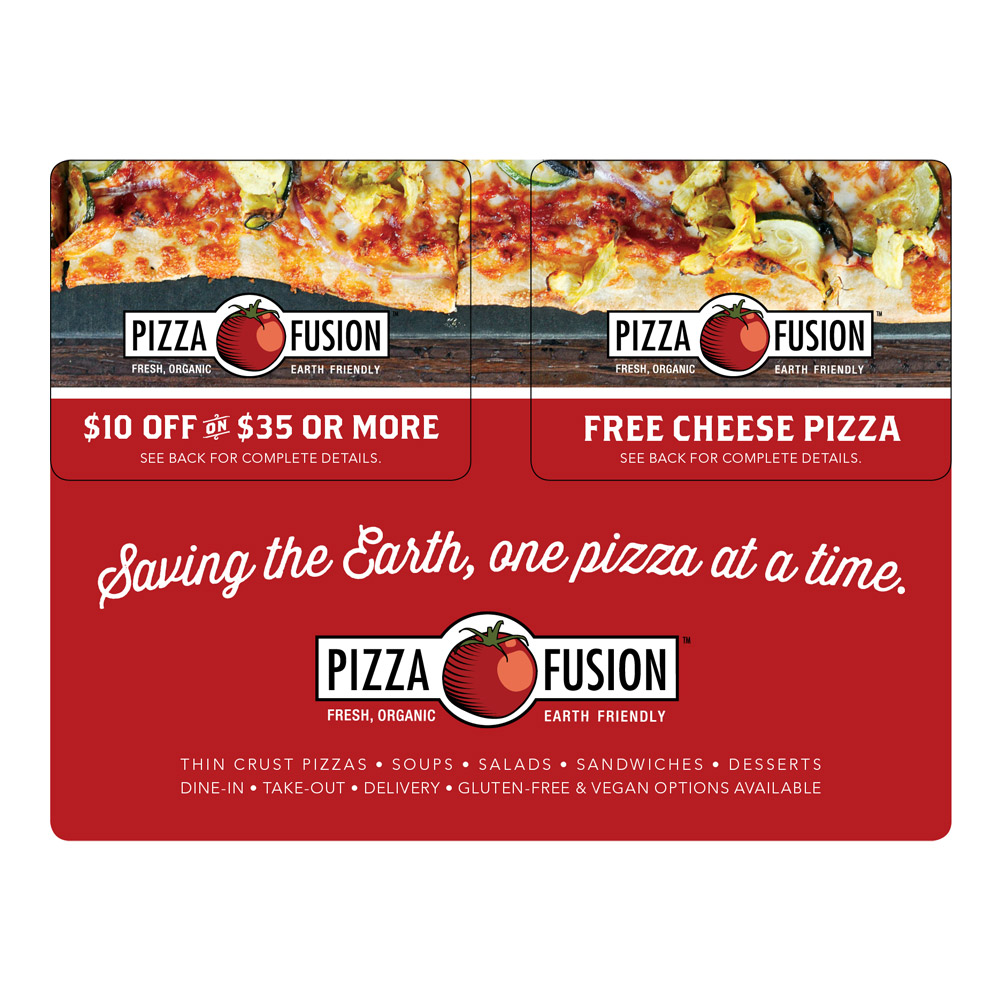 Pizza Fusion Card Mailer