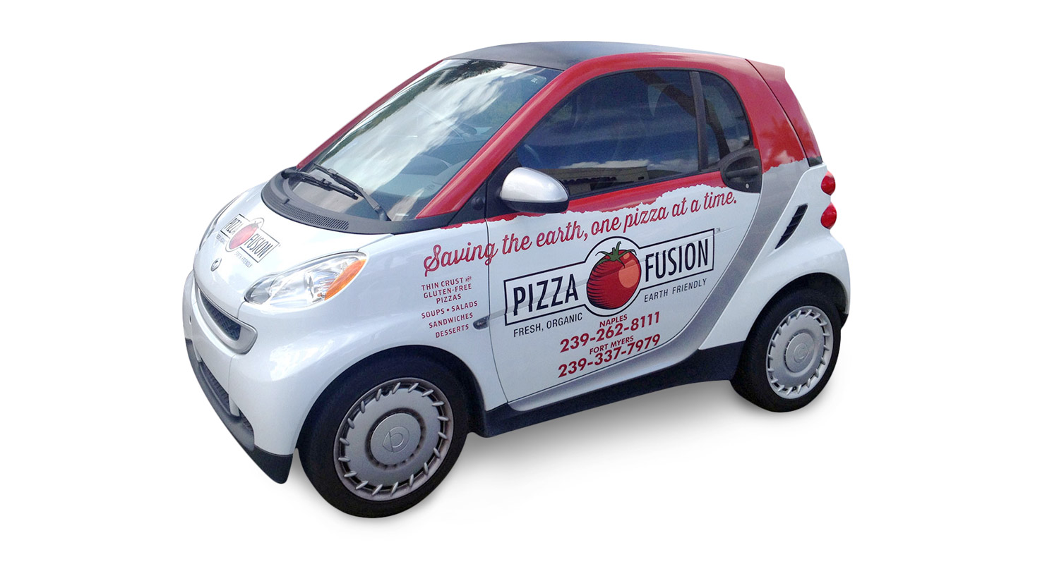 Pizza Fusion Vehicle Wrap