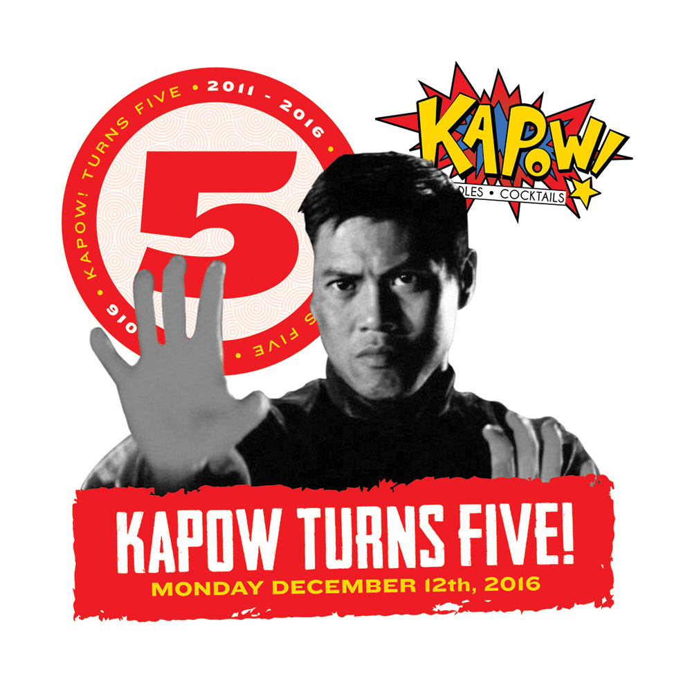 Kapow! 5 Year Graphic